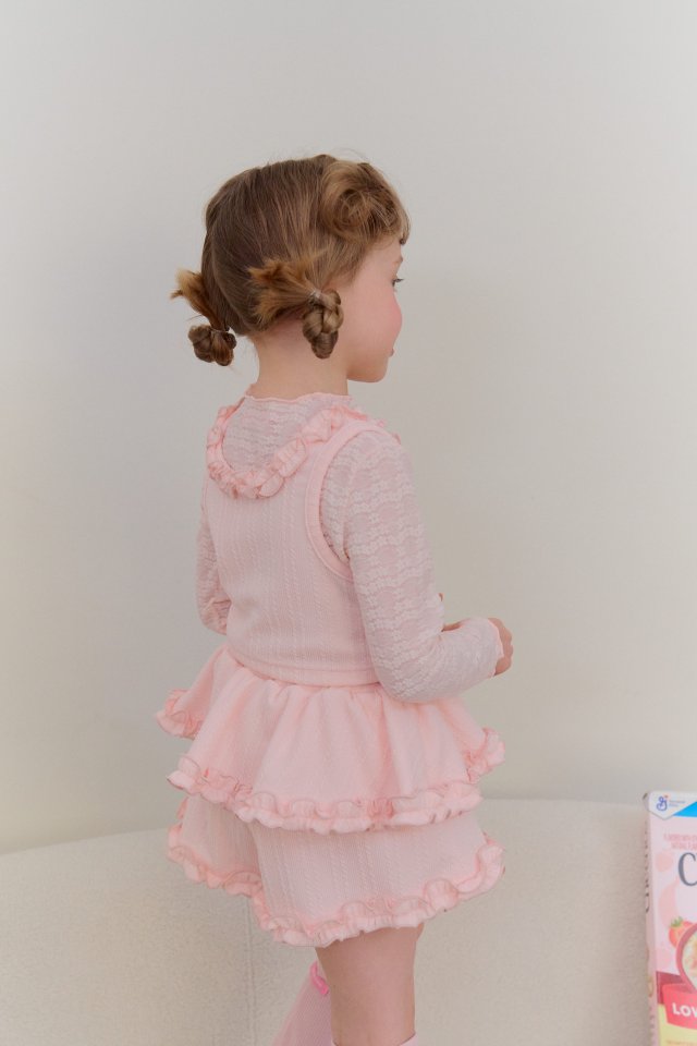 Chouchou Shasha - Korean Children Fashion - #discoveringself - Lace Tee - 4