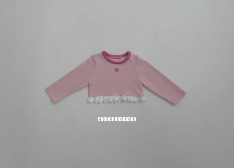 Chouchou Shasha - Korean Children Fashion - #kidsshorts - Kitsch Embroidered Tee - 3