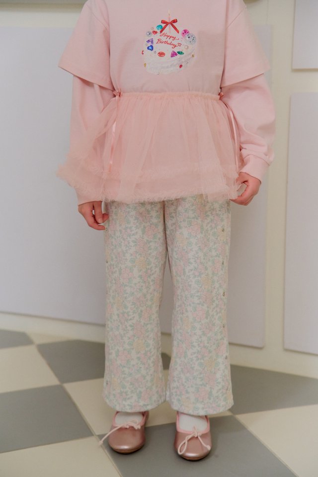 Chouchou Shasha - Korean Children Fashion - #kidsshorts - Lilly Studded Pants - 12