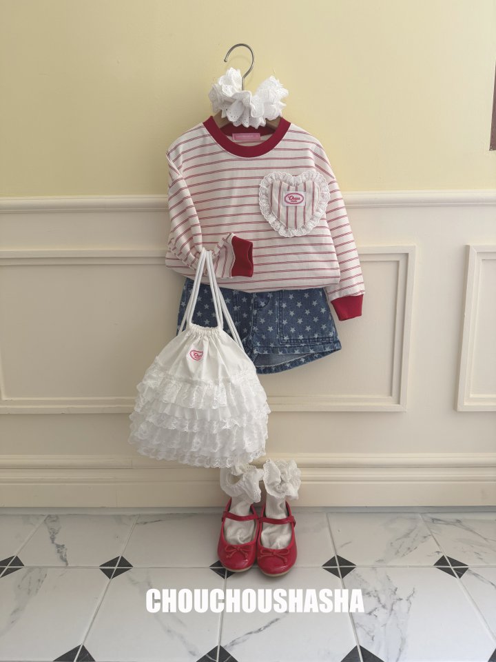 Chouchou Shasha - Korean Children Fashion - #kidsshorts - Lace Backpack - 5