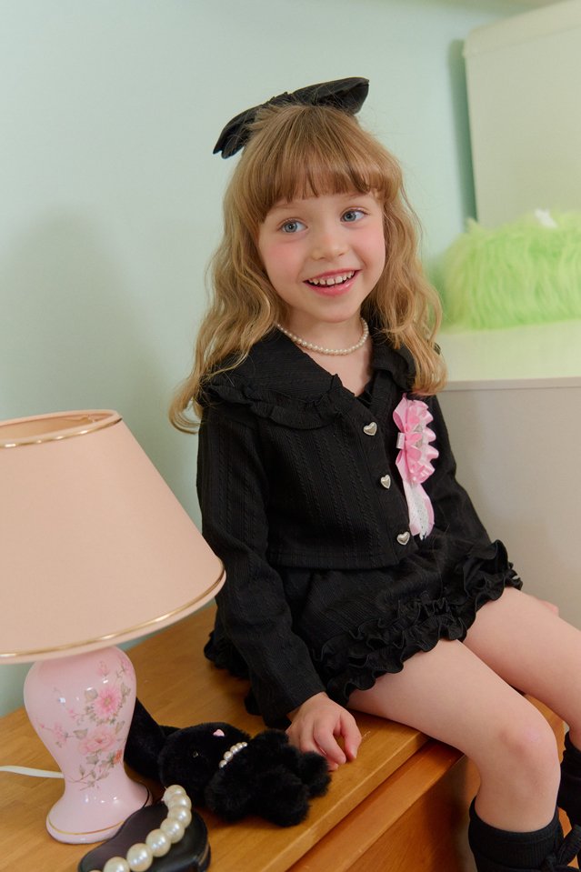 Chouchou Shasha - Korean Children Fashion - #kidsstore - Rosie Cardigan Set - 11