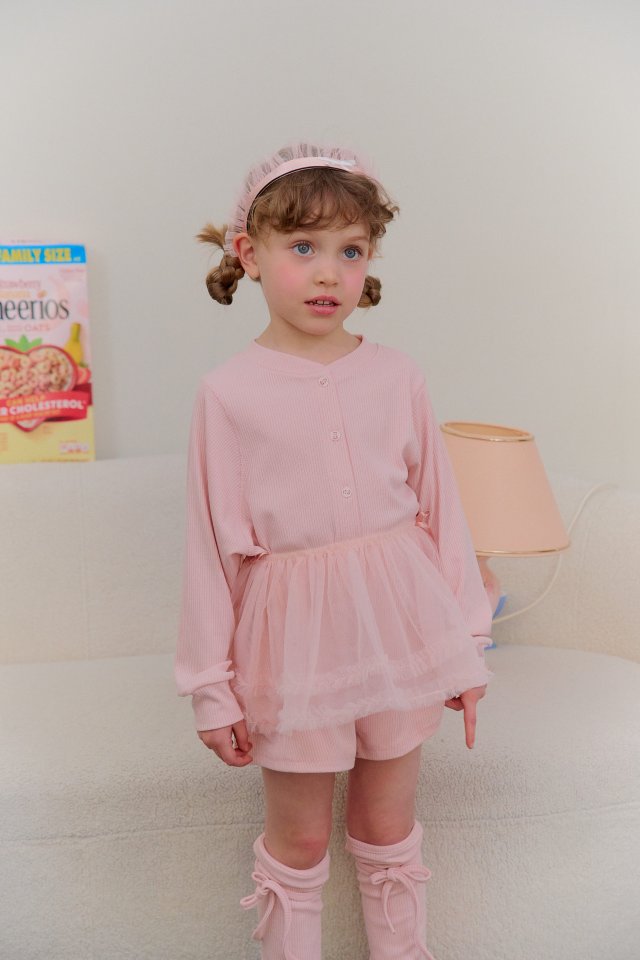 Chouchou Shasha - Korean Children Fashion - #kidsshorts - Sha Layered Skirt - 4