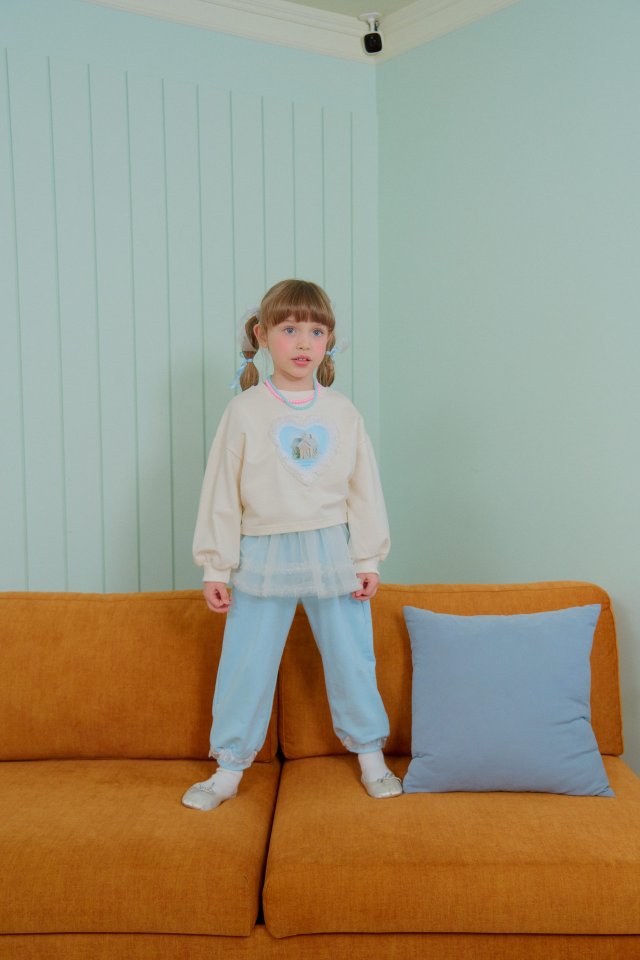 Chouchou Shasha - Korean Children Fashion - #kidzfashiontrend - Lace Jogger Pants - 11
