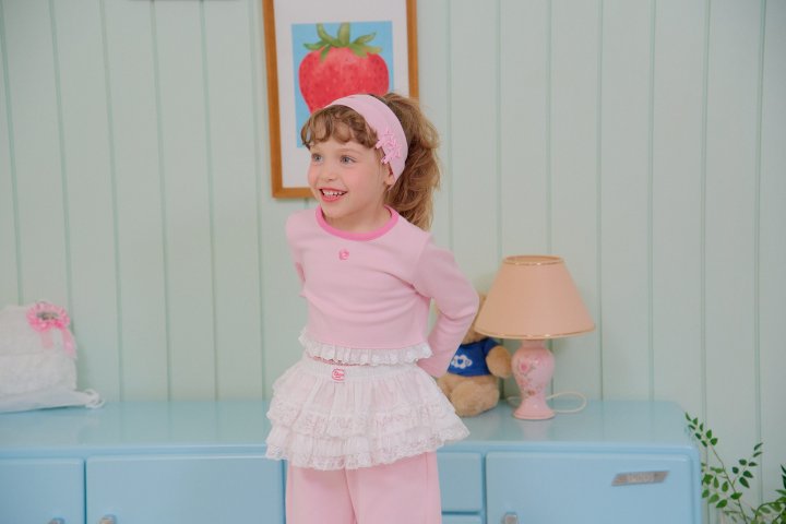 Chouchou Shasha - Korean Children Fashion - #littlefashionista - Kitsch Embroidered Tee - 7