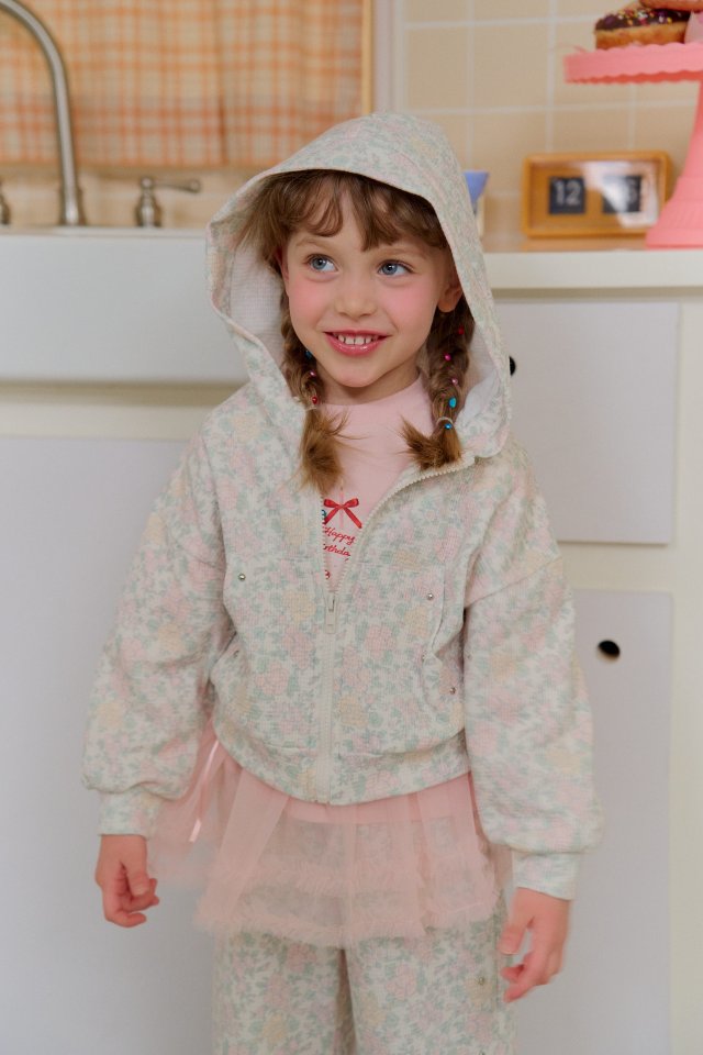 Chouchou Shasha - Korean Children Fashion - #magicofchildhood - Lily Studded Hoodie - 12