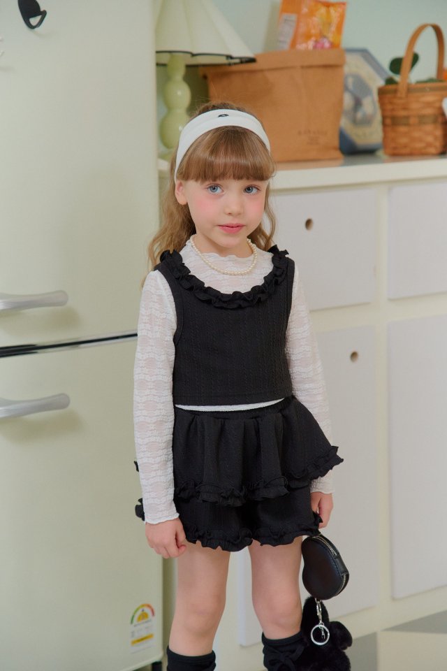 Chouchou Shasha - Korean Children Fashion - #magicofchildhood - Lace Tee - 10