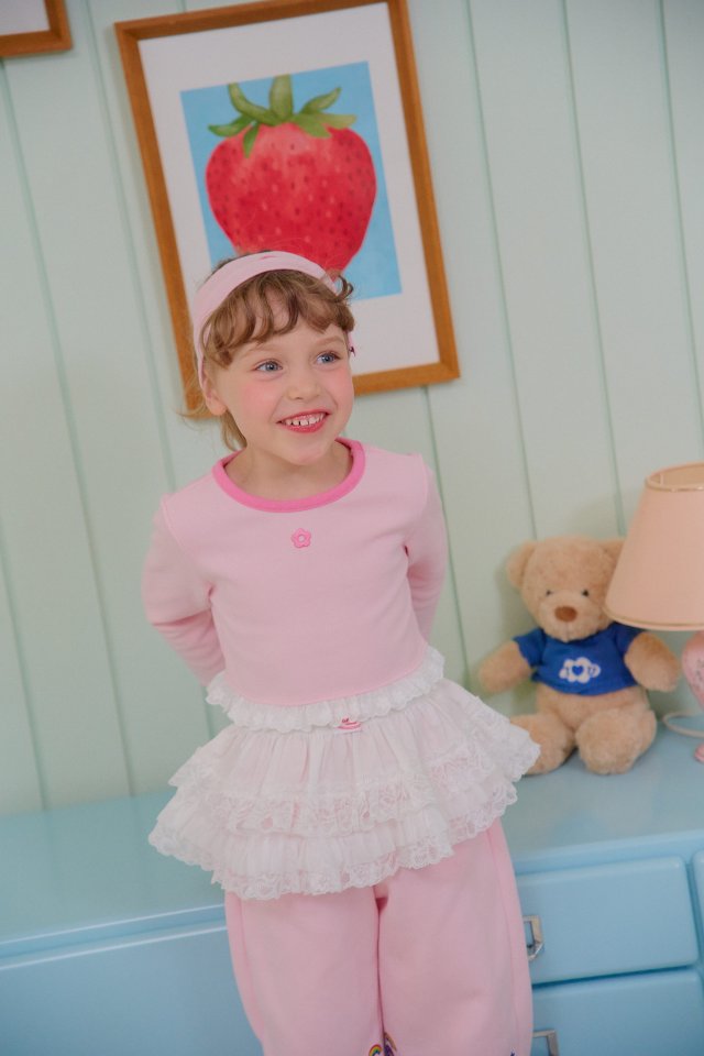 Chouchou Shasha - Korean Children Fashion - #magicofchildhood - Kitsch Embroidered Tee - 8