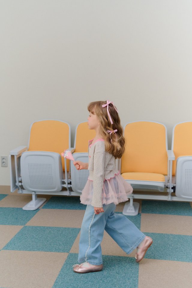 Chouchou Shasha - Korean Children Fashion - #magicofchildhood - Lace Denim Pants - 12