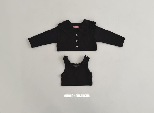 Chouchou Shasha - Korean Children Fashion - #prettylittlegirls - Rosie Cardigan Set - 3