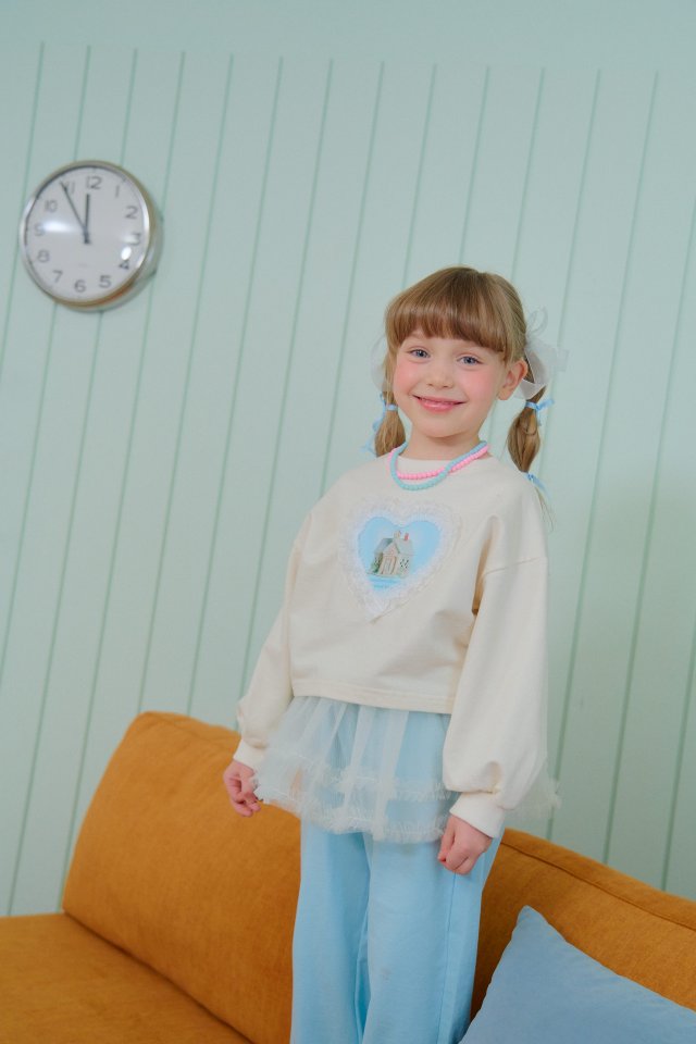 Chouchou Shasha - Korean Children Fashion - #prettylittlegirls - Love House Sweatshirt - 6