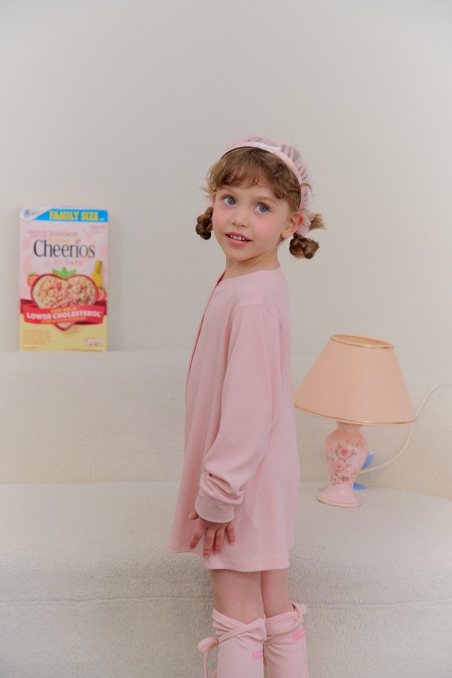 Chouchou Shasha - Korean Children Fashion - #minifashionista - Berry Jumpsuit - 4