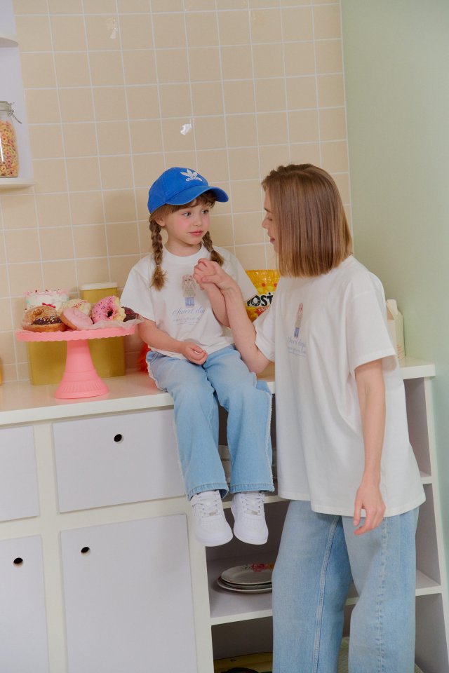 Chouchou Shasha - Korean Women Fashion - #momslook - Chouchou DOLL Short Sleeve Tee (MOM) - 6