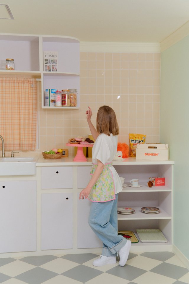 Chouchou Shasha - Korean Women Fashion - #momslook - Molly Apron (MOM) - 2