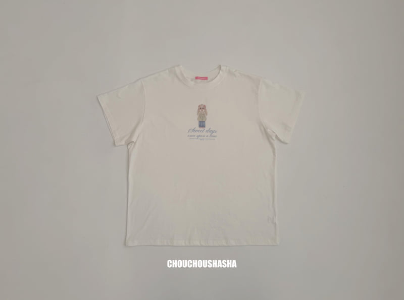 Chouchou Shasha - Korean Women Fashion - #womensfashion - Chouchou DOLL Short Sleeve Tee (MOM)