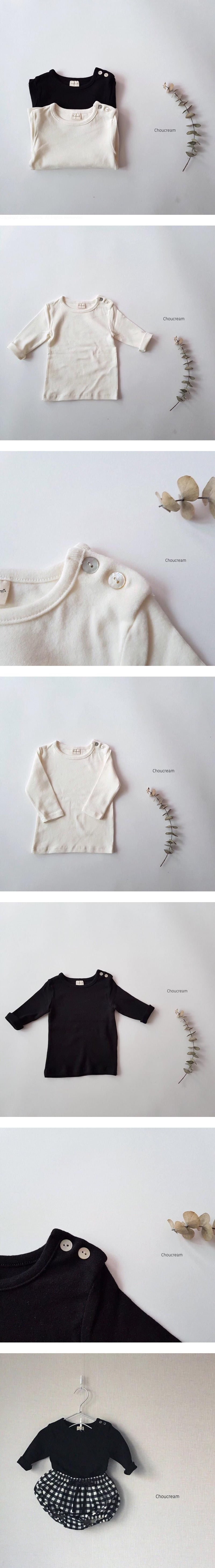 Choucream - Korean Baby Fashion - #smilingbaby - Bebe Basic Tee