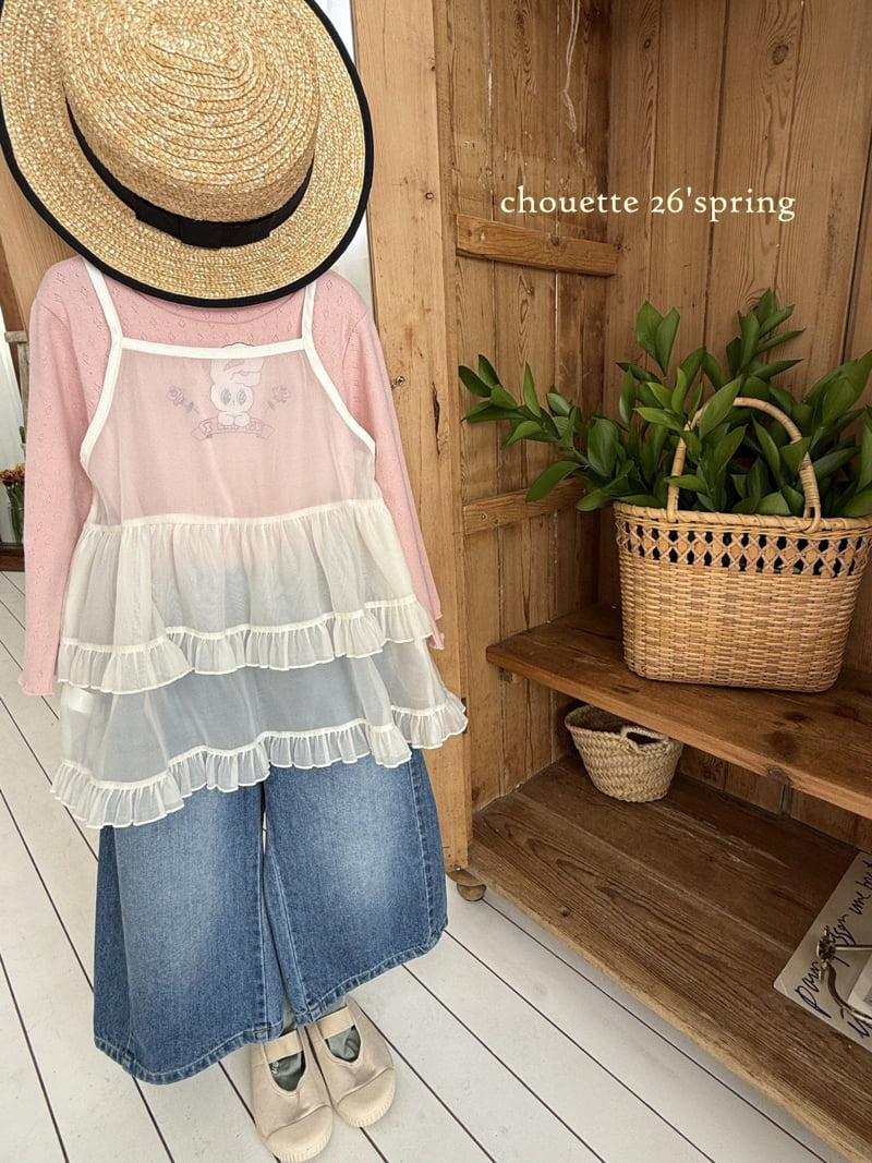 Chouette - Korean Children Fashion - #Kfashion4kids - Frill Tiered Bustier