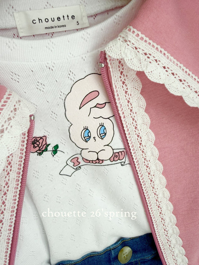 Chouette - Korean Children Fashion - #childofig - Rose Bunny Tee - 12