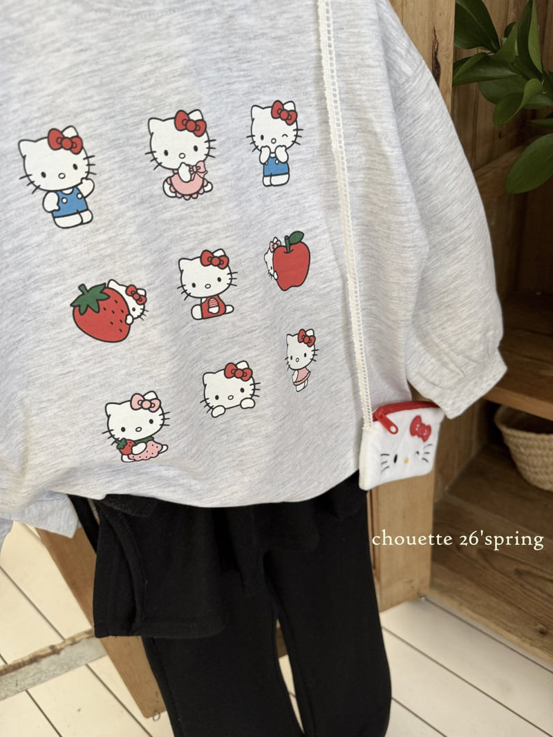 Chouette - Korean Children Fashion - #childofig - Kitty Tee - 11