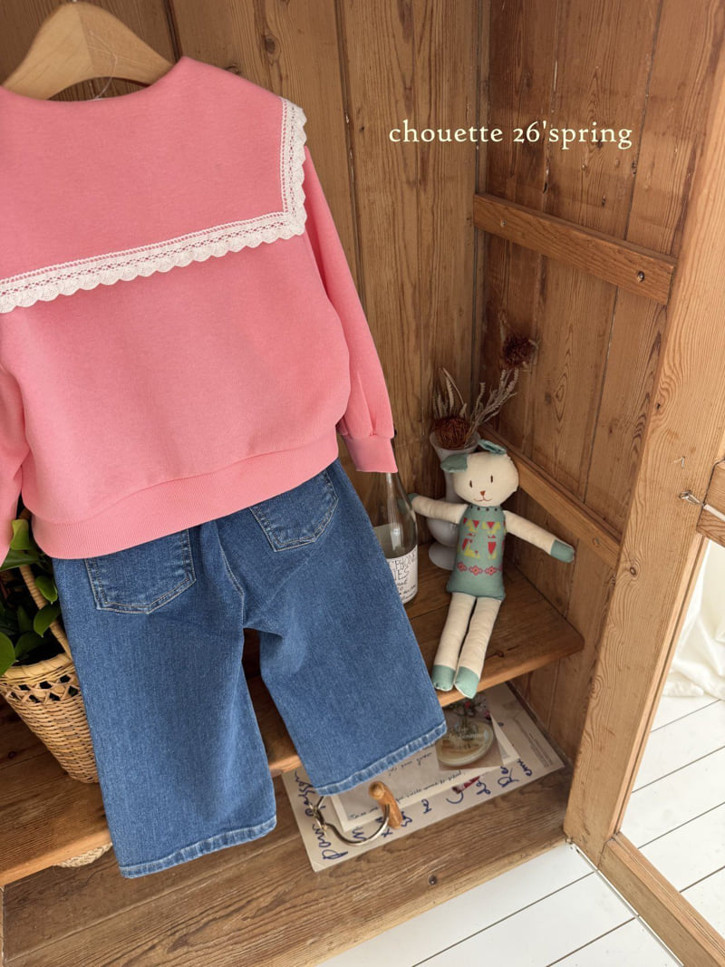 Chouette - Korean Children Fashion - #childrensboutique - Lace Collar Zip-Up - 11