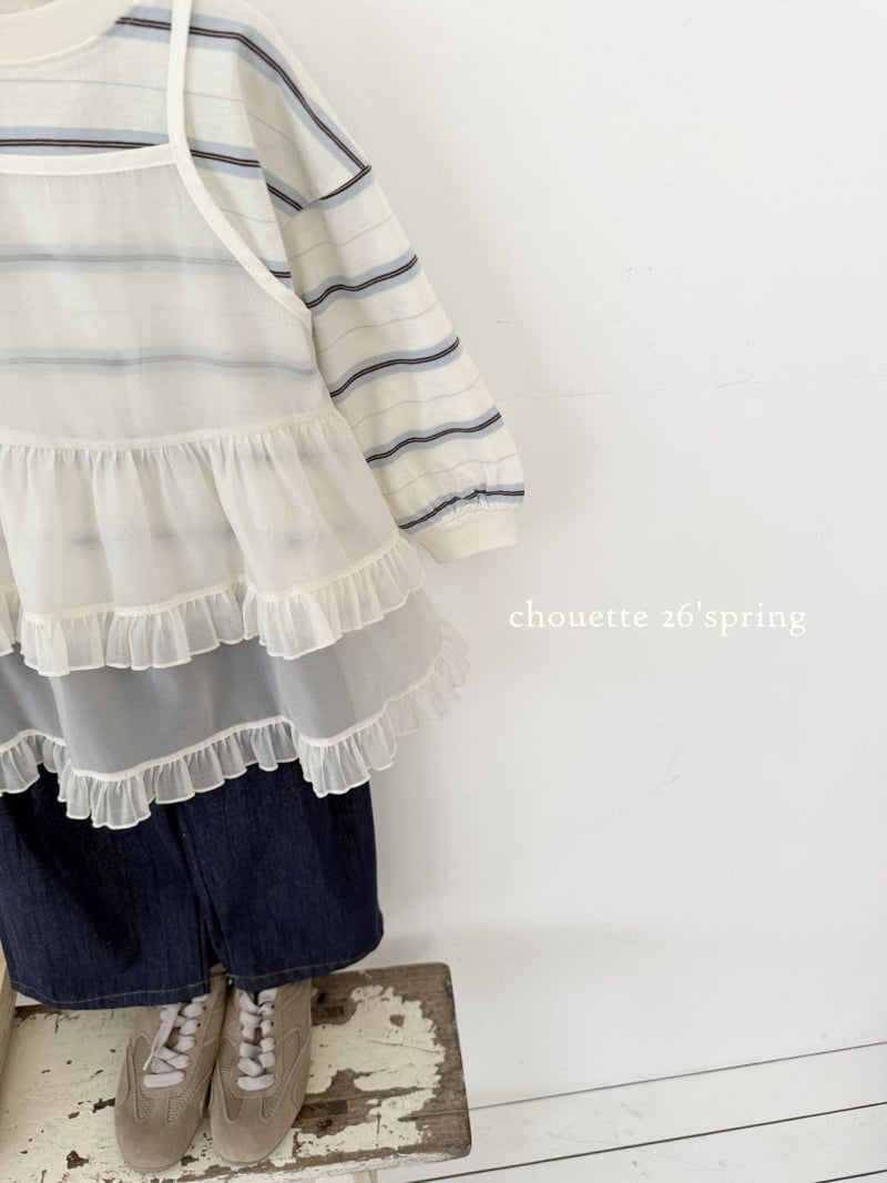 Chouette - Korean Children Fashion - #childrensboutique - Frill Tiered Bustier - 10