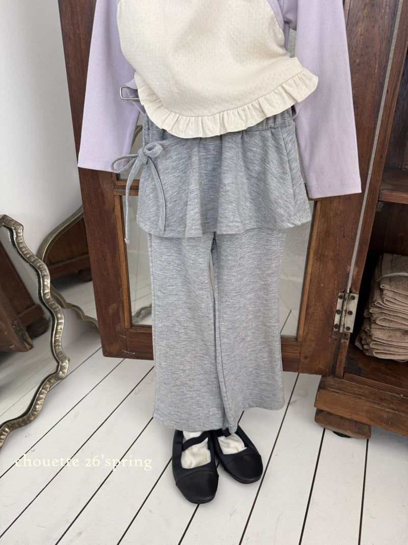 Chouette - Korean Children Fashion - #discoveringself - Wrap Bootcut Pants - 6
