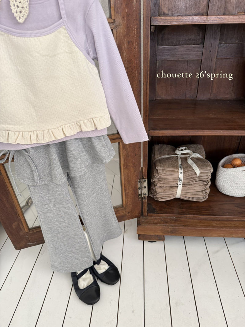 Chouette - Korean Children Fashion - #designkidswear - Layered Vest Tee - 4