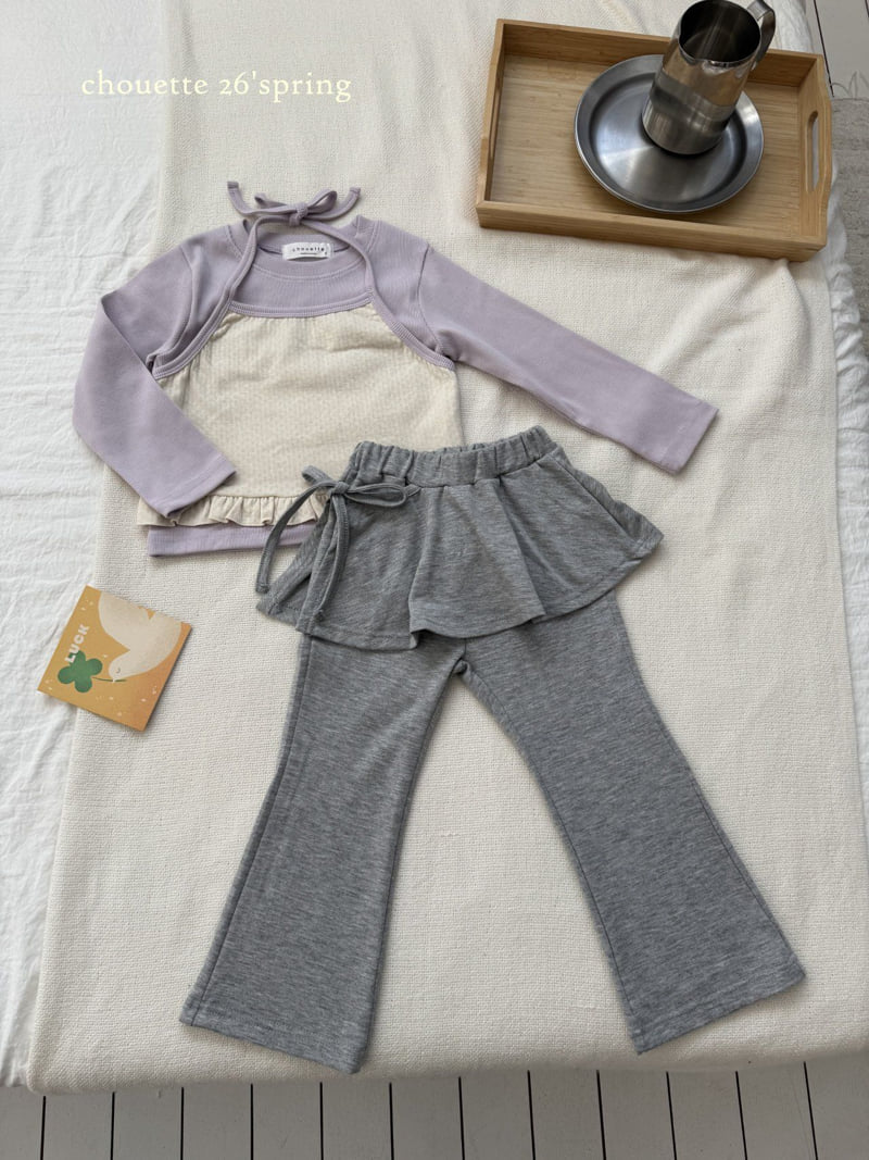 Chouette - Korean Children Fashion - #fashionkids - Layered Vest Tee - 5