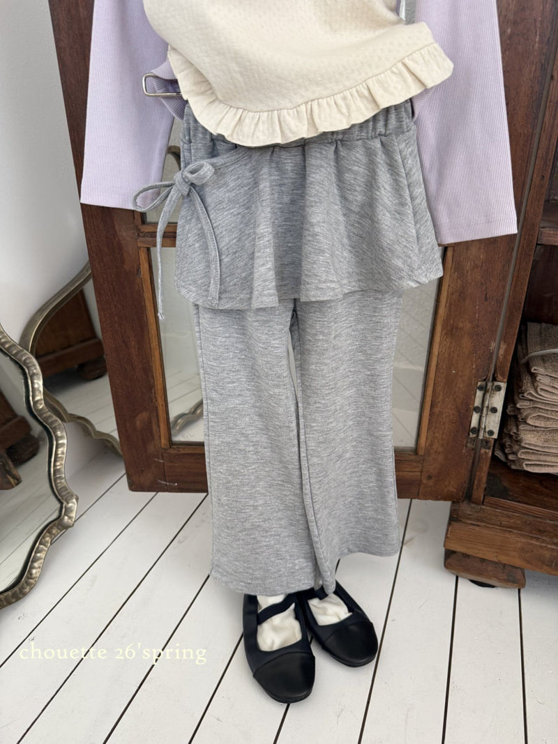 Chouette - Korean Children Fashion - #kidsstore - Wrap Bootcut Pants - 9