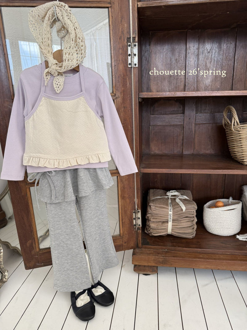 Chouette - Korean Children Fashion - #kidzfashiontrend - Wrap Bootcut Pants - 10