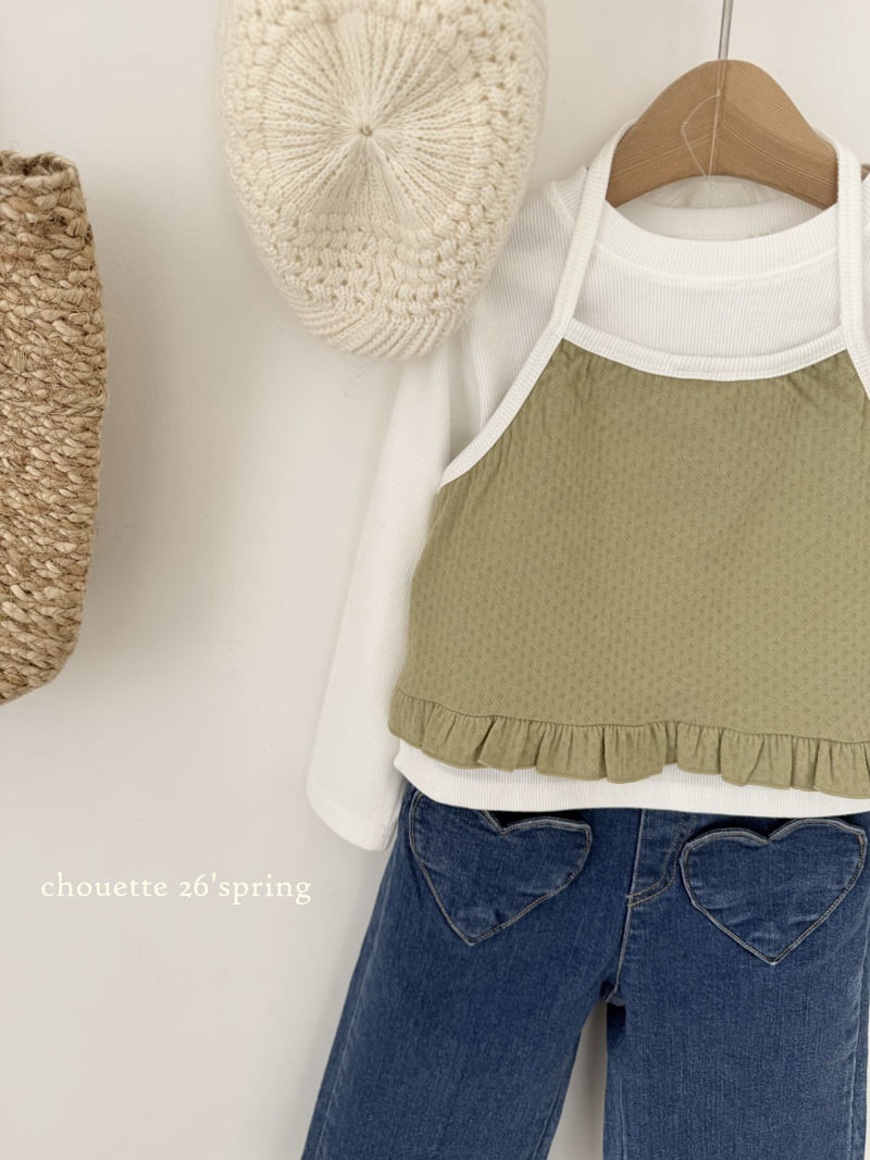 Chouette - Korean Children Fashion - #kidzfashiontrend - Layered Vest Tee - 8