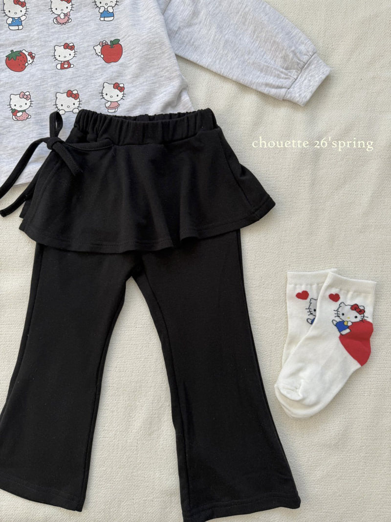 Chouette - Korean Children Fashion - #littlefashionista - Wrap Bootcut Pants - 12