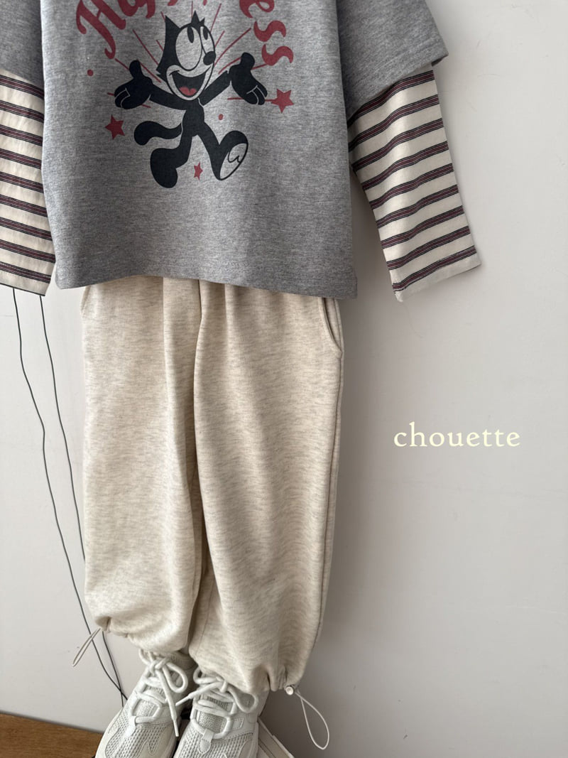 Chouette - Korean Children Fashion - #littlefashionista - Two-Way Terry Pants - 6