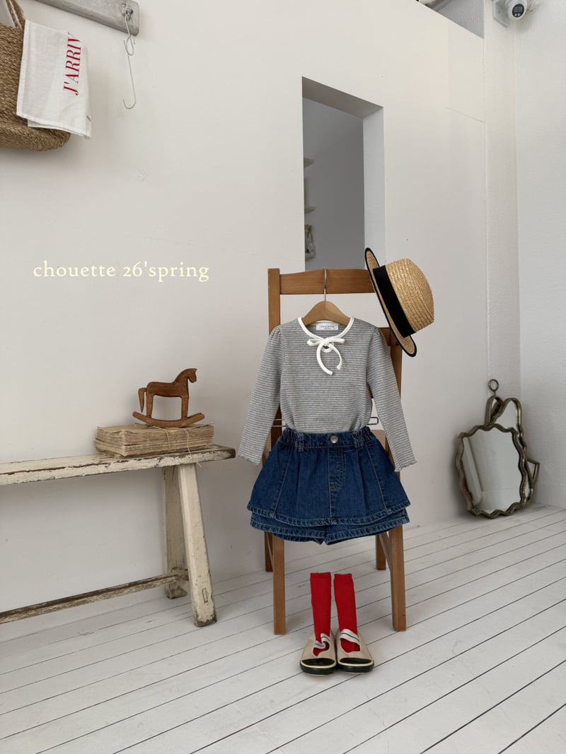 Chouette - Korean Children Fashion - #Kfashion4kids - Petit Ribbon Tee - 4