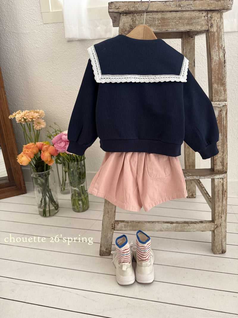 Chouette - Korean Children Fashion - #littlefashionista - Lace Collar Zip-Up - 4