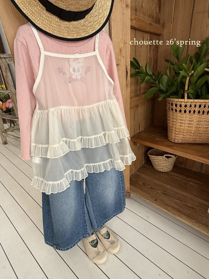 Chouette - Korean Children Fashion - #magicofchildhood - Frill Tiered Bustier - 4