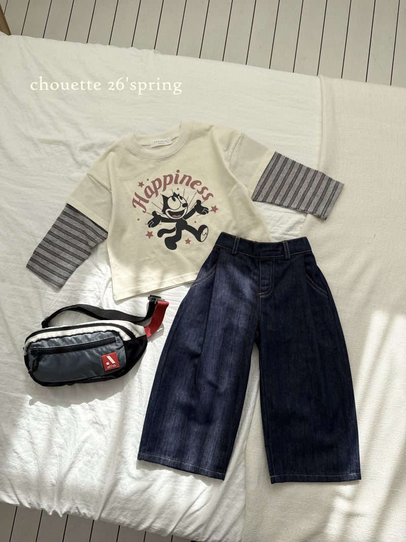 Chouette - Korean Children Fashion - #minifashionista - Non-Fade Denim Pleated Pants - 11