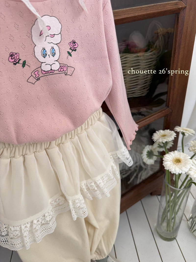Chouette - Korean Children Fashion - #prettylittlegirls - Rose Bunny Tee - 8