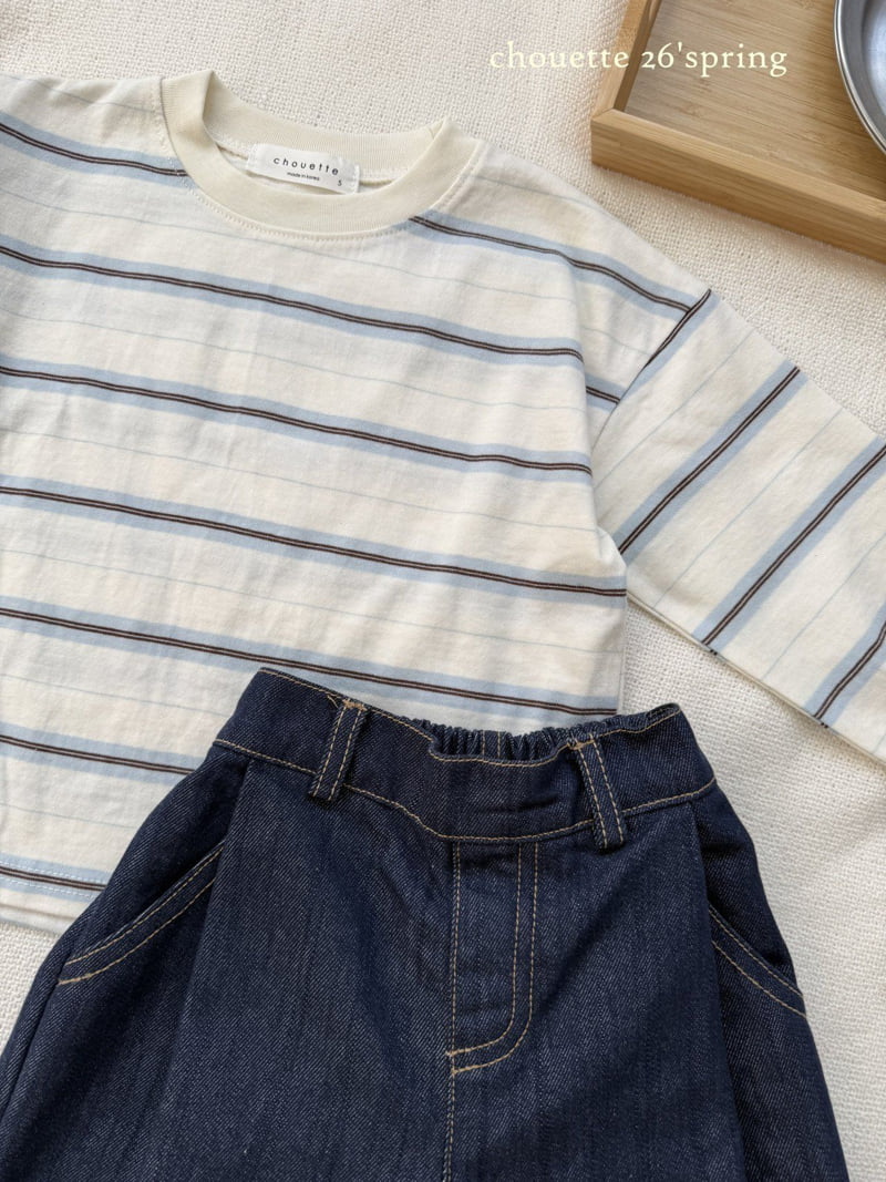 Chouette - Korean Children Fashion - #prettylittlegirls - Peak Stripe Tee - 10