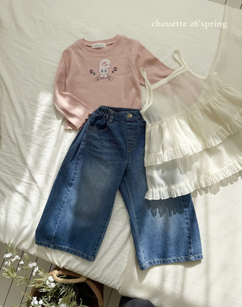 Chouette - Korean Children Fashion - #stylishchildhood - Frill Tiered Bustier - 8