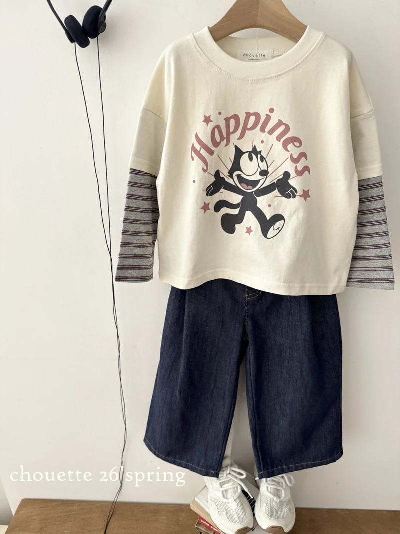 Chouette - Korean Children Fashion - #stylishchildhood - Happiness Tee - 3