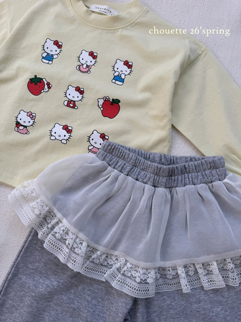 Chouette - Korean Children Fashion - #todddlerfashion - Skirt Jogger Pants - 5
