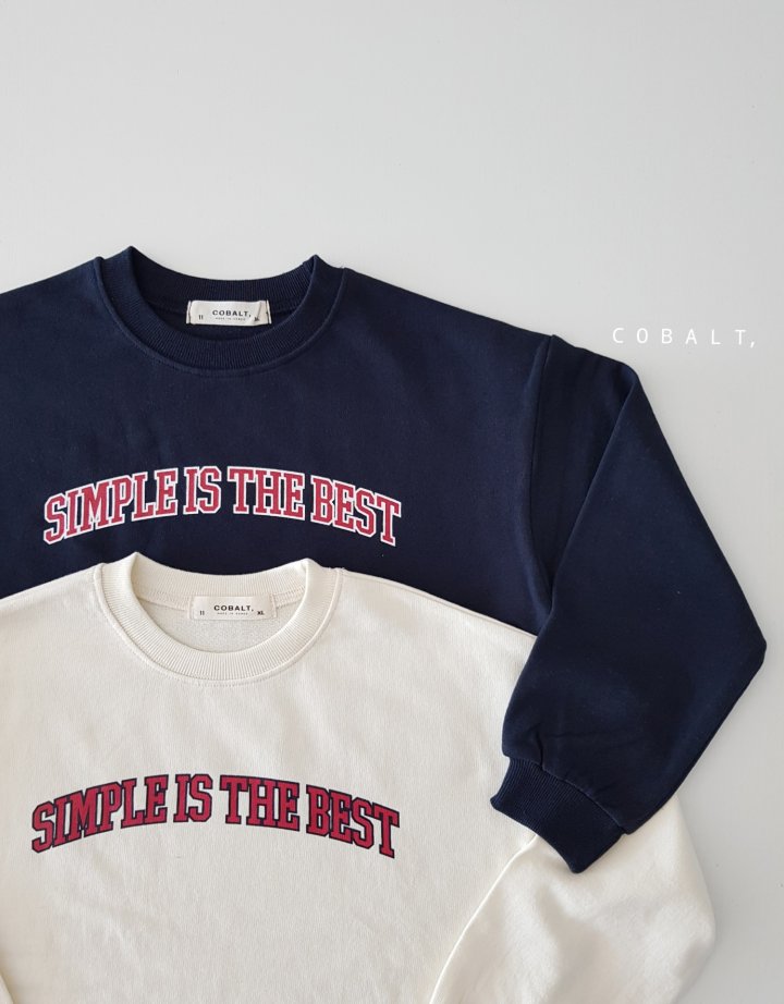 Cobalt - Korean Children Fashion - #Kfashion4kids - Simple Sweatshirt Tee - 7