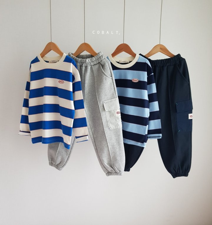Cobalt - Korean Children Fashion - #childofig - C Multi Stripe Tee - 5
