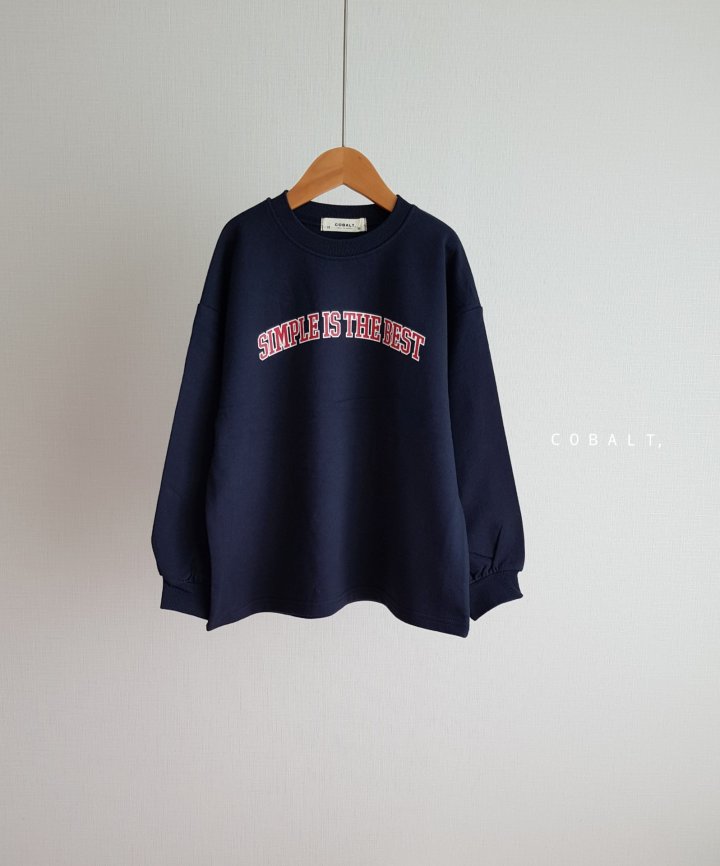 Cobalt - Korean Children Fashion - #discoveringself - Simple Sweatshirt Tee - 2