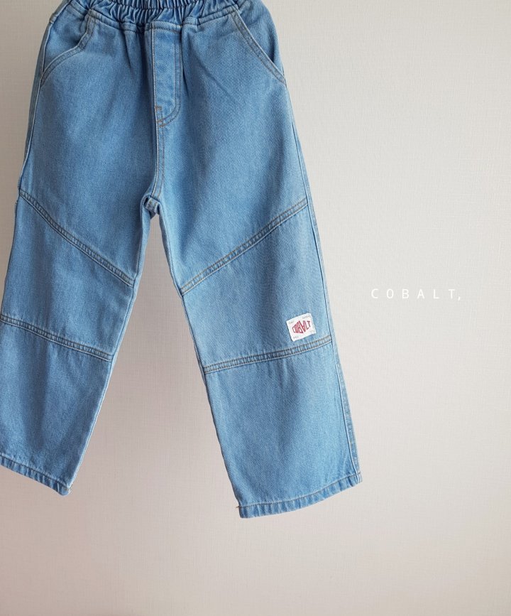 Cobalt - Korean Children Fashion - #discoveringself - Label Pocket Denim Pants - 7