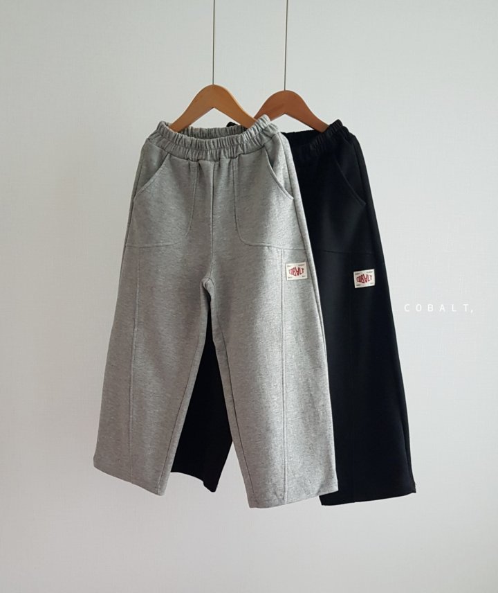 Cobalt - Korean Children Fashion - #fashionkids - Curve Line Pants - 2