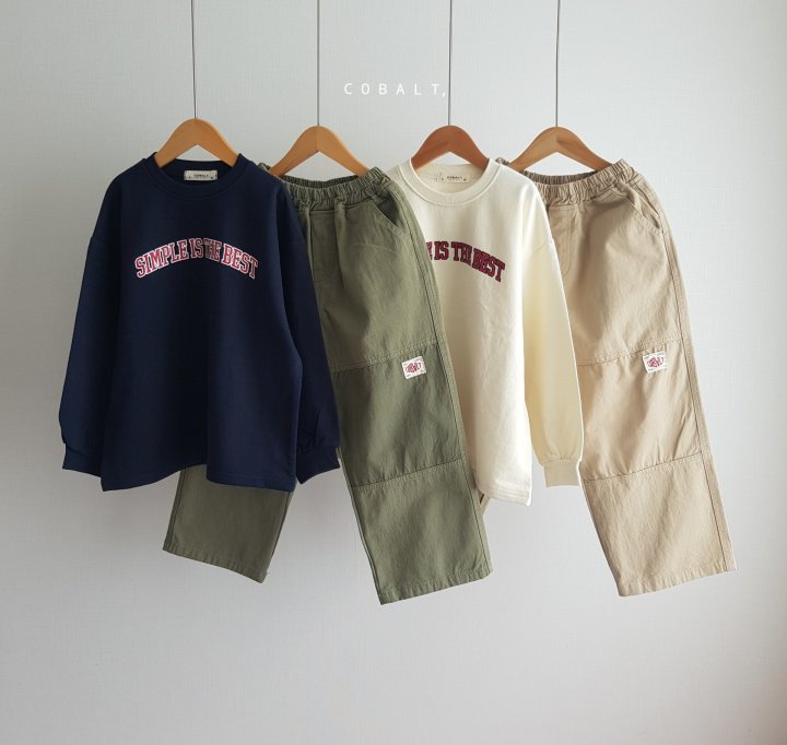 Cobalt - Korean Children Fashion - #fashionkids - Simple Sweatshirt Tee - 4