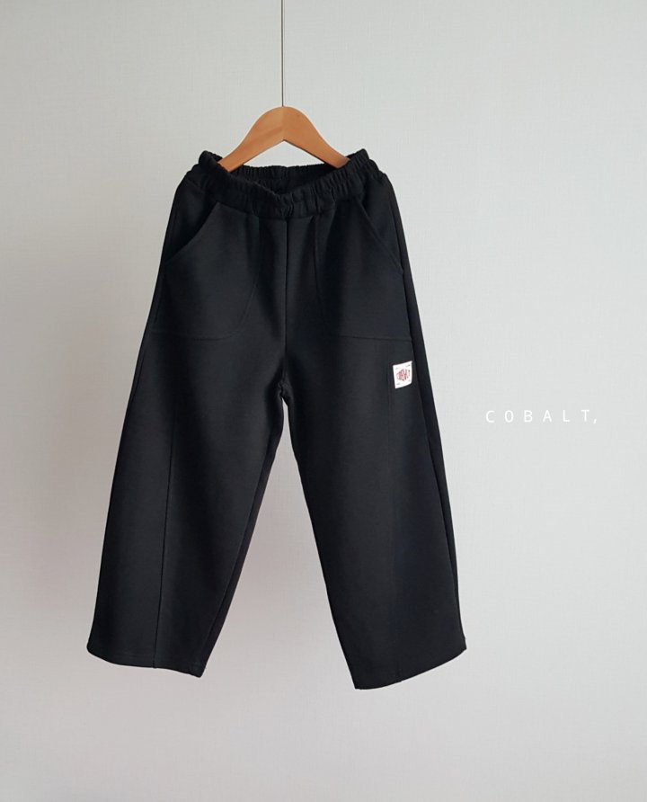 Cobalt - Korean Children Fashion - #kidsshorts - Curve Line Pants - 4