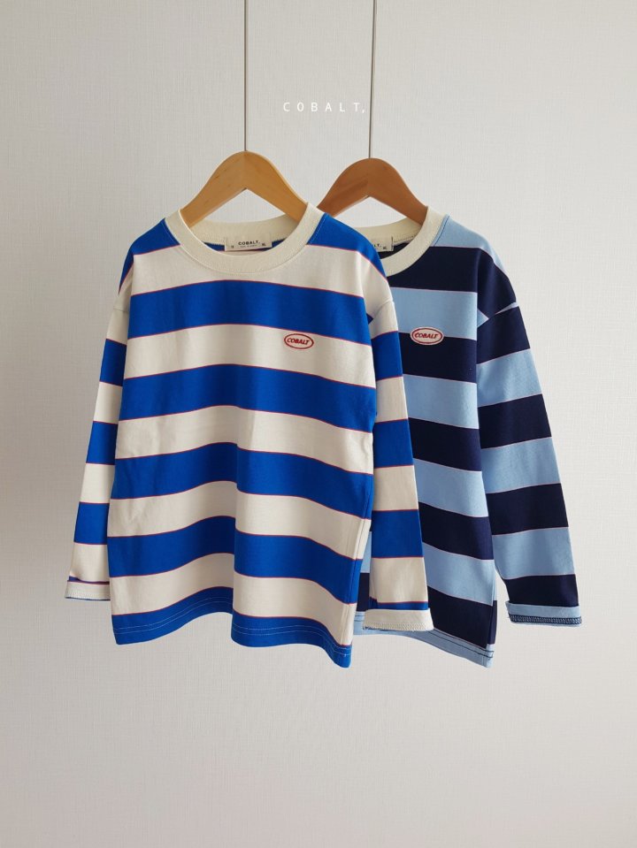 Cobalt - Korean Children Fashion - #kidsstore - C Multi Stripe Tee - 11