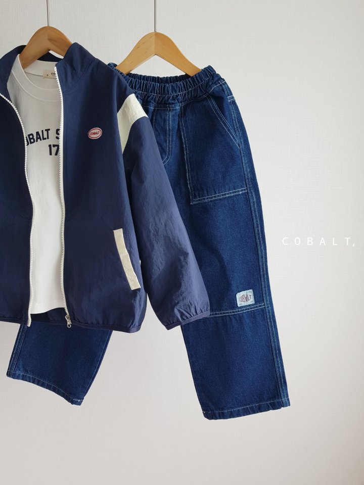 Cobalt - Korean Children Fashion - #littlefashionista - Fatigue Denim Pants - 5